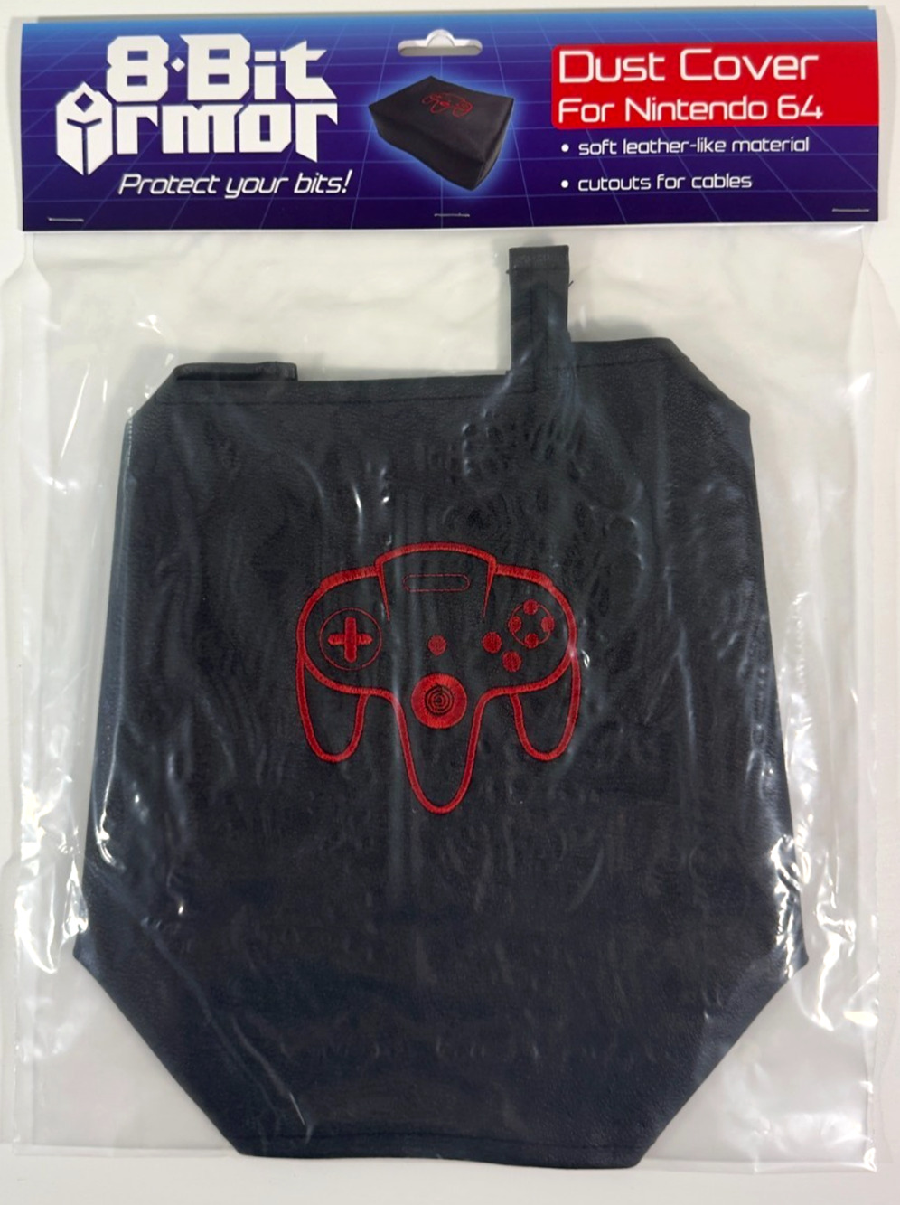 8Bit Armor Nintendo 64 N64 Console Faux Leather Dust Cover Protector w/ Logo